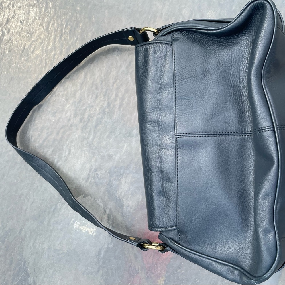 VINTAGE BLUE HANDBAG - Picture 12 of 16